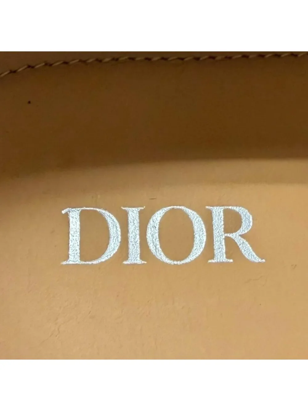 Dior Homme Evidence Leather Embossed Logo Plain Toe Derby Shoes Dress Black